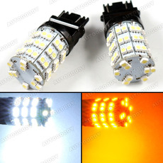 Dual Color LED Switchback Turn Signal Lights 3157 3457 3057 4157