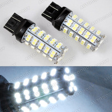 68-SMD White LED Bulbs for Stop Brake Lights 7440 7443