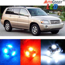 Premium Interior LED Lights Package Upgrade for Toyota Highlander (2004-2007)