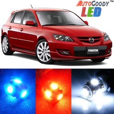 Premium Interior LED Lights Package Upgrade for Mazda 3 Mazda3 (2004-2009)