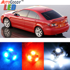 Premium Interior LED Lights Package Upgrade for Mazda 6 Mazda6 (2003-2008)