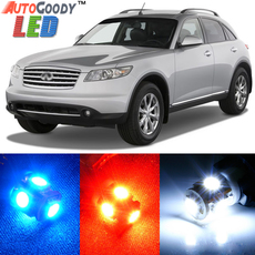 Premium Interior LED Lights Package Upgrade for Infiniti FX35 FX45 (2003-2008)