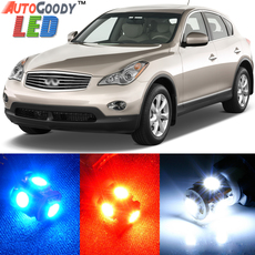 AutoGoody Premium Interior LED Lights Package Upgrade for Infiniti EX35 (2008-2012)
