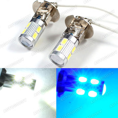 H3 LED Bulbs for Driving Fog Lights High Beam 10-SMD