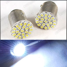 1156 White LED Bulbs for Backup Reverse Tail Lights 22-SMD