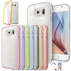 Slim Transparent Crystal Clear Hard TPU Cover Case for Samsung Galaxy S6 / S6 EDGE #GS61