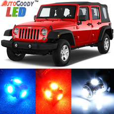 Premium Interior LED Lights Package Upgrade for Jeep Wrangler (2007-2017)