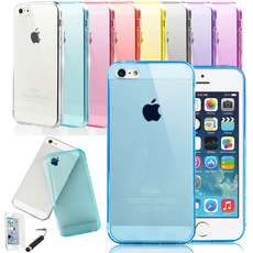 Ultra Thin Semi Transparent Soft Gel Case for iPhone 5 / 5S