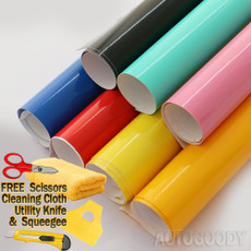 Premium Super Gloss Vinyl Film Wrap Sticker Decal DIY Bubble Free Air Release