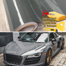  Premium Gloss Nardo Gray Vinyl Film Wrap Bubble Free Air Release