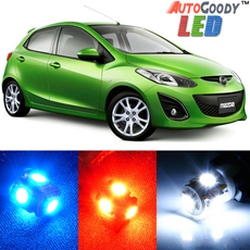 Premium Interior LED Lights Package Upgrade for Mazda 2 Mazda2 (2011-2014)